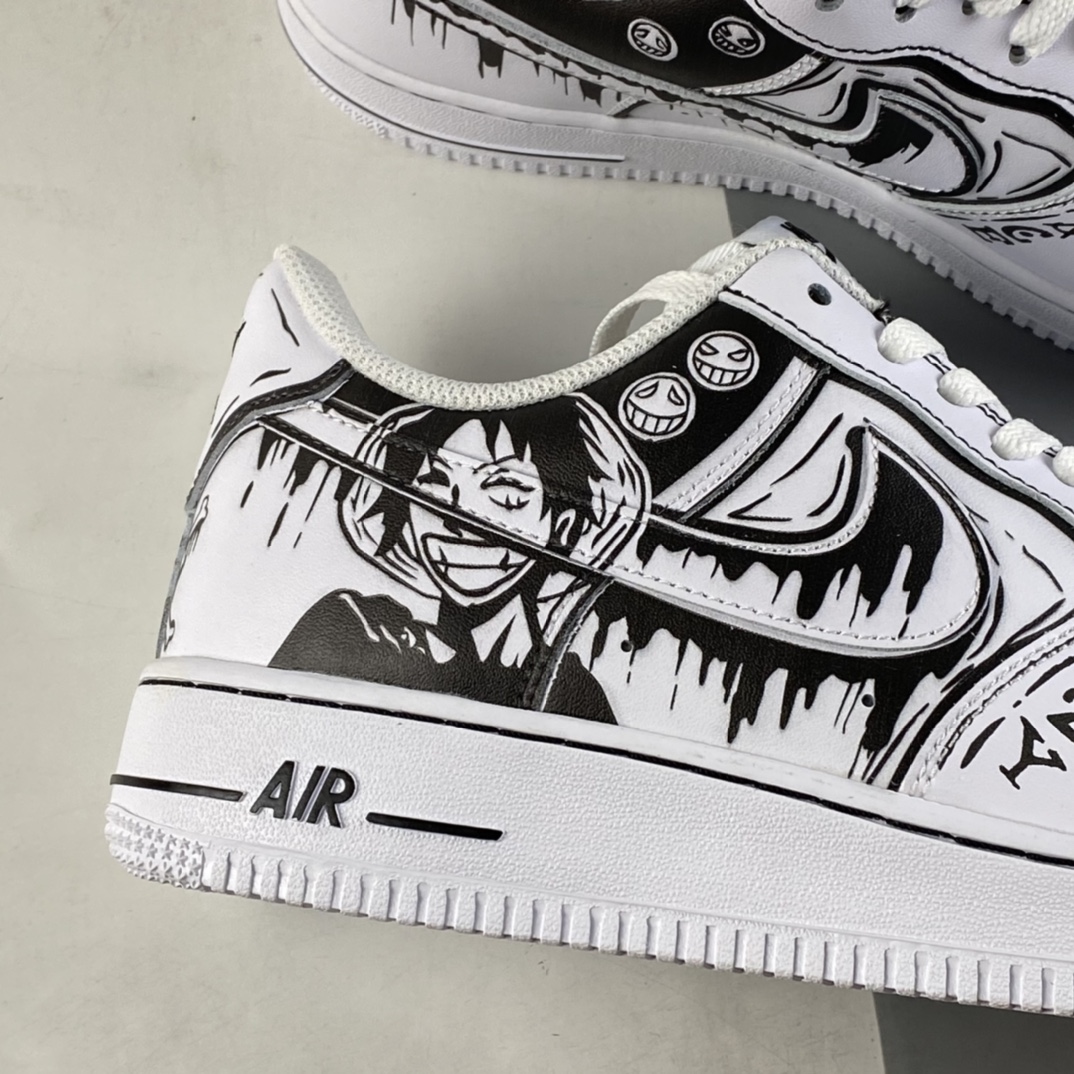 P260  Nike Air Force 1’07 Low 海贼王 二次元主题 空军一号低帮休闲板鞋 CW2288-301