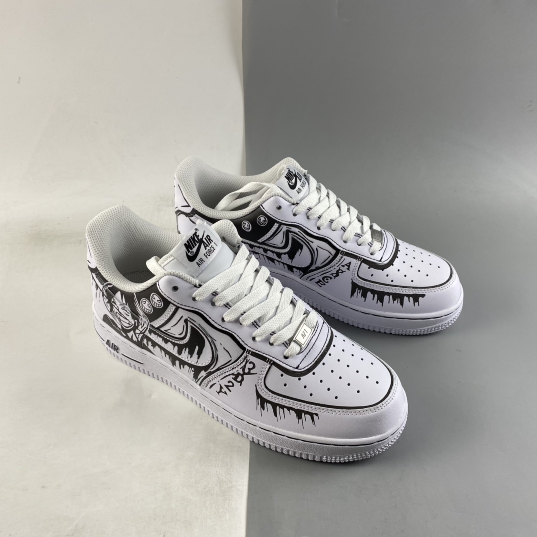 P260  Nike Air Force 1’07 Low 海贼王 二次元主题 空军一号低帮休闲板鞋 CW2288-301
