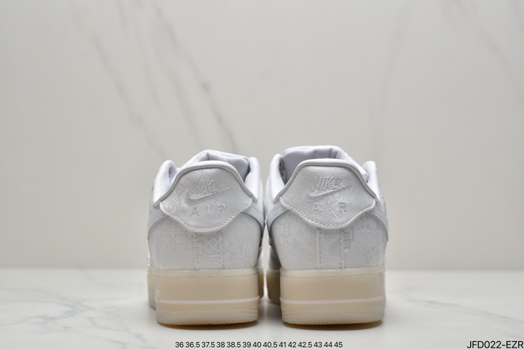 170 CLOT x Fragment design x Nike Air Force 1 CZ3986-001 黑丝绸