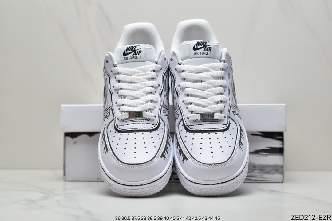 260 耐克Air Force 1 ’07 Low 原楦头原纸板打造纯正空军版型CW2288-120