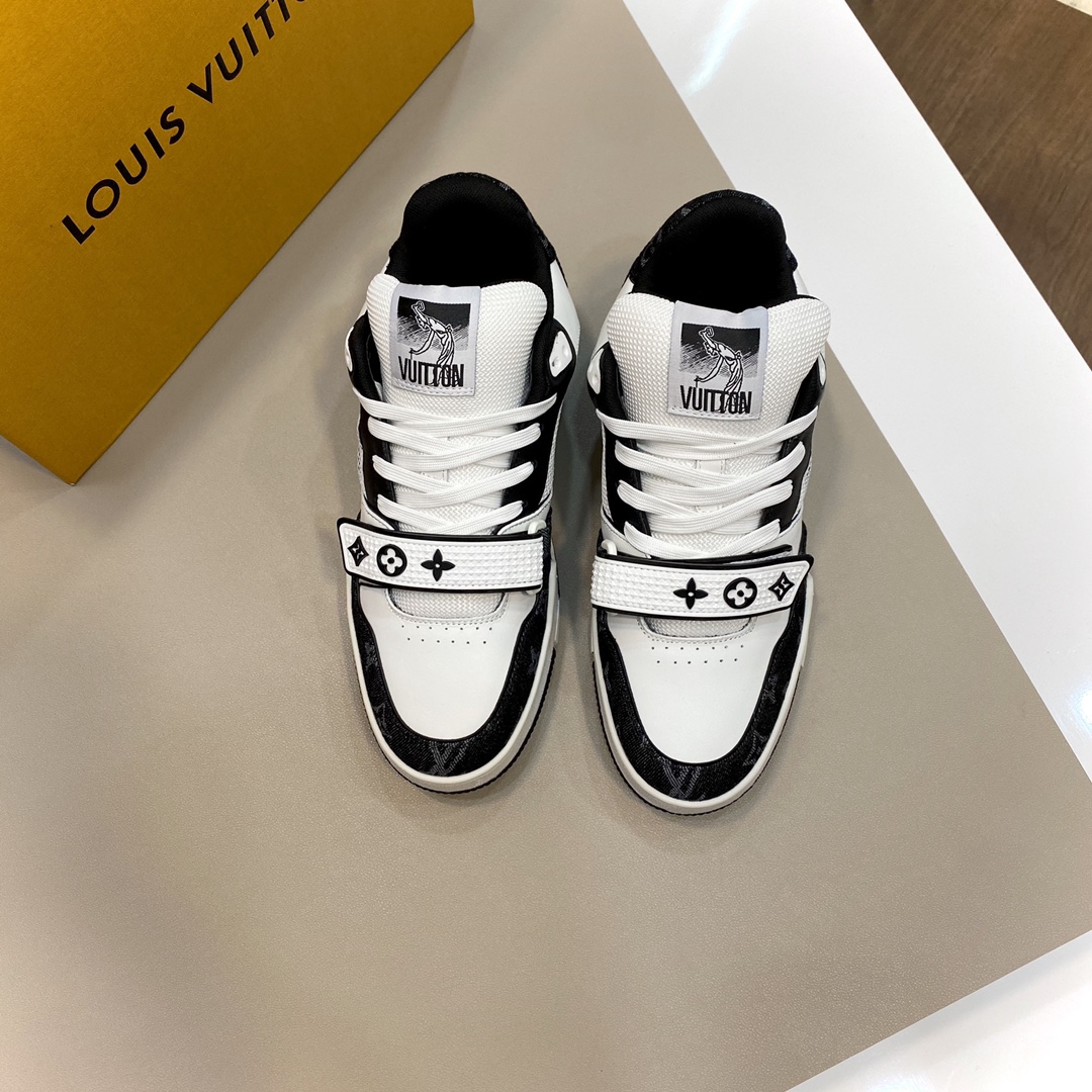 Louis Vuitton Shoes Sneakers Online From China Designer
 Calfskin Cowhide Rubber Vintage Sweatpants