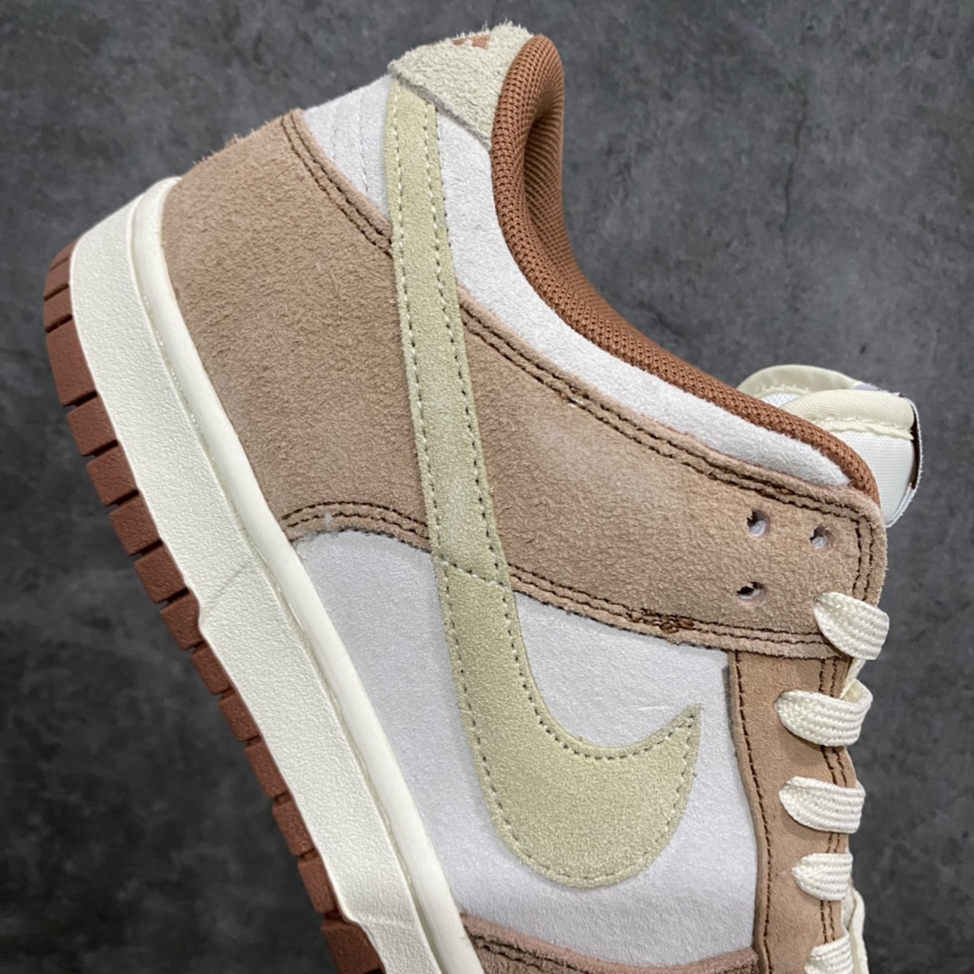 图片[6]-Dunk Low 白棕小麦DD1390-100 纯原大厂出品 原装头层材料 清洁度 电绣工艺 皮料切割干净无任何毛边 细节完美 尺码： 36 – 46-选品中心