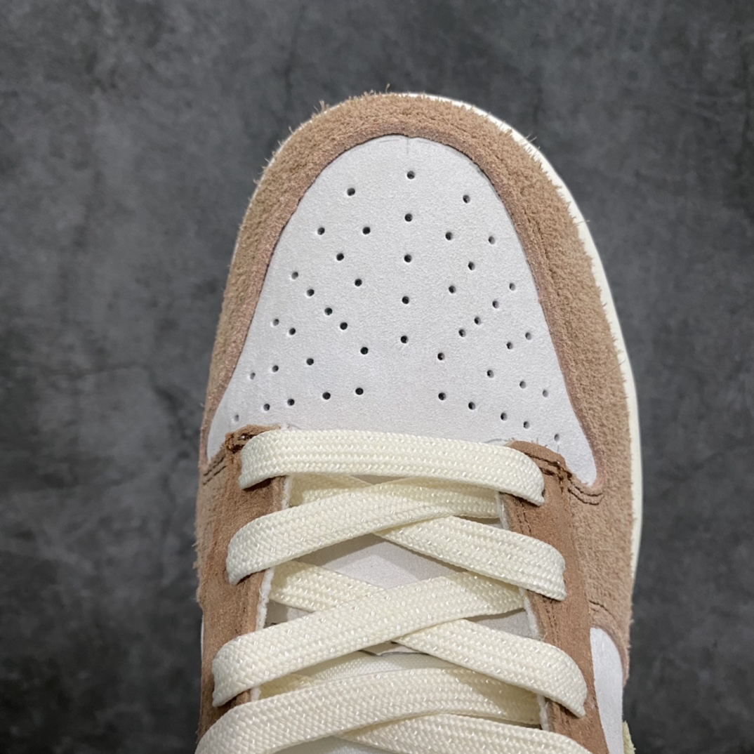 图片[7]-Dunk Low 白棕小麦DD1390-100 纯原大厂出品 原装头层材料 清洁度 电绣工艺 皮料切割干净无任何毛边 细节完美 尺码： 36 – 46-选品中心