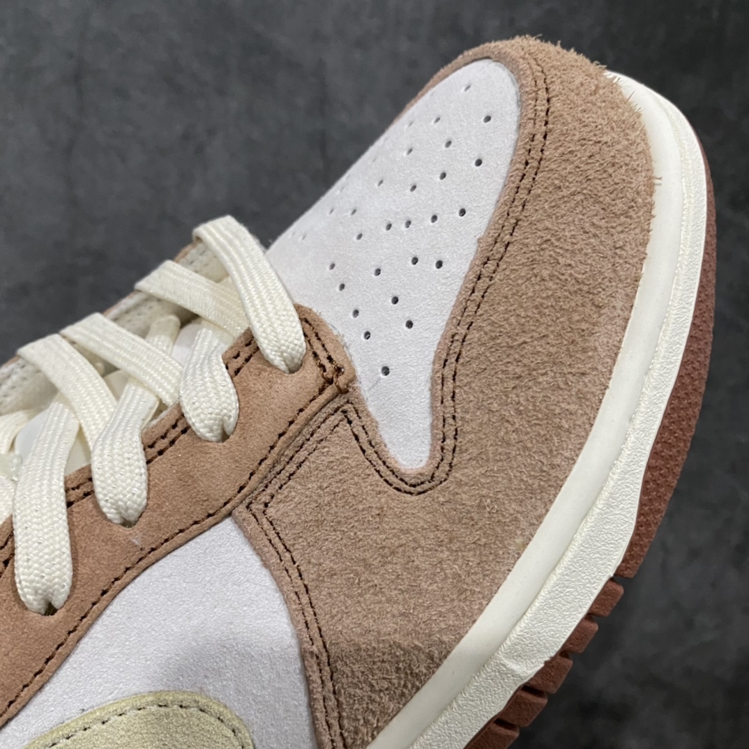 图片[5]-Dunk Low 白棕小麦DD1390-100 纯原大厂出品 原装头层材料 清洁度 电绣工艺 皮料切割干净无任何毛边 细节完美 尺码： 36 – 46-选品中心