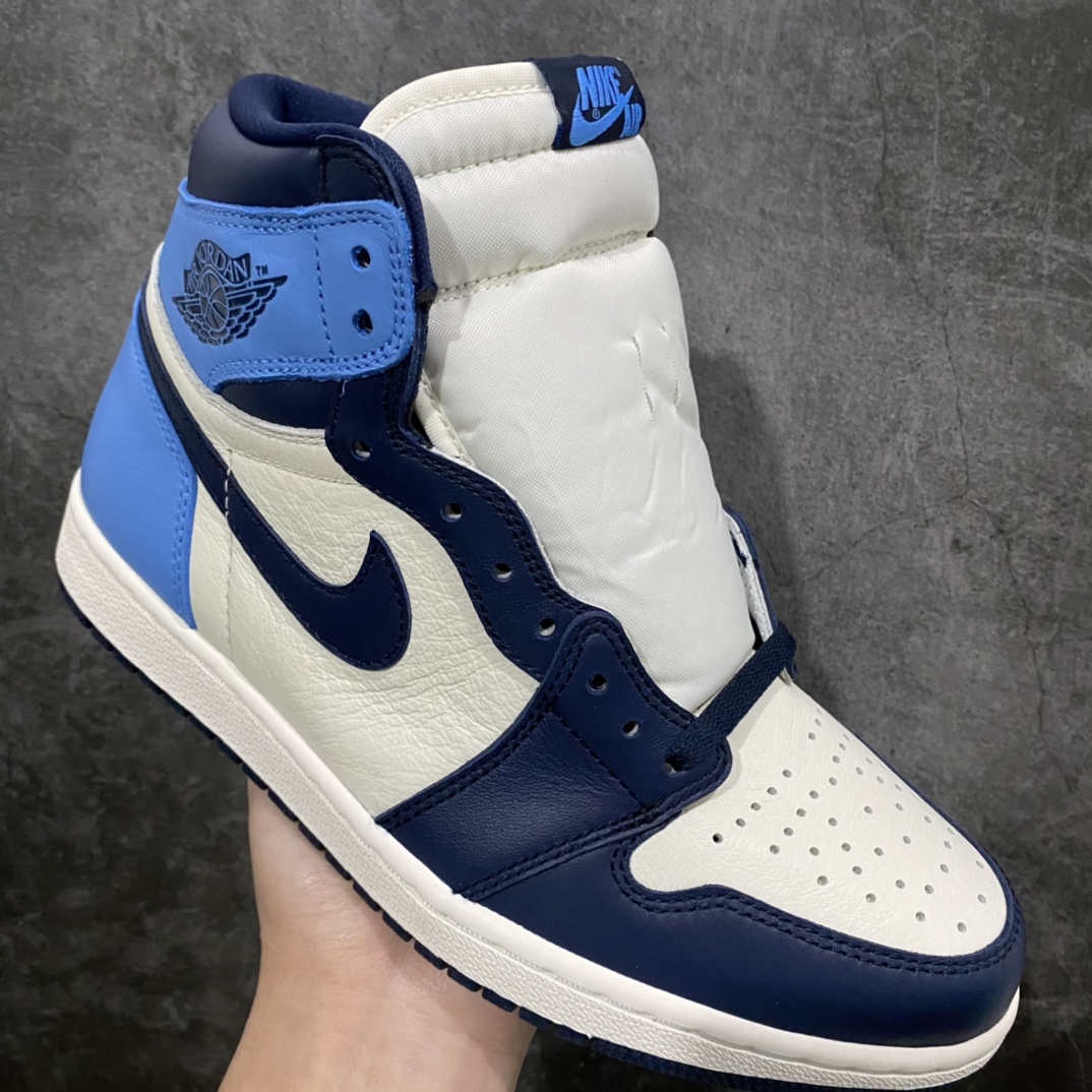 图片[3]-纯原版本Air Jordan 1 Retro “Obsidian” 高帮 黑曜石 深蓝脚趾 555088-140 原厂皮料 完美鞋型 完美清洁度 各细节均达到顶配品质 尺码：36 36.5 37.5 38 38.5 39 40 40.5 41 42 42.5 43 44 44.5 45 46-选品中心