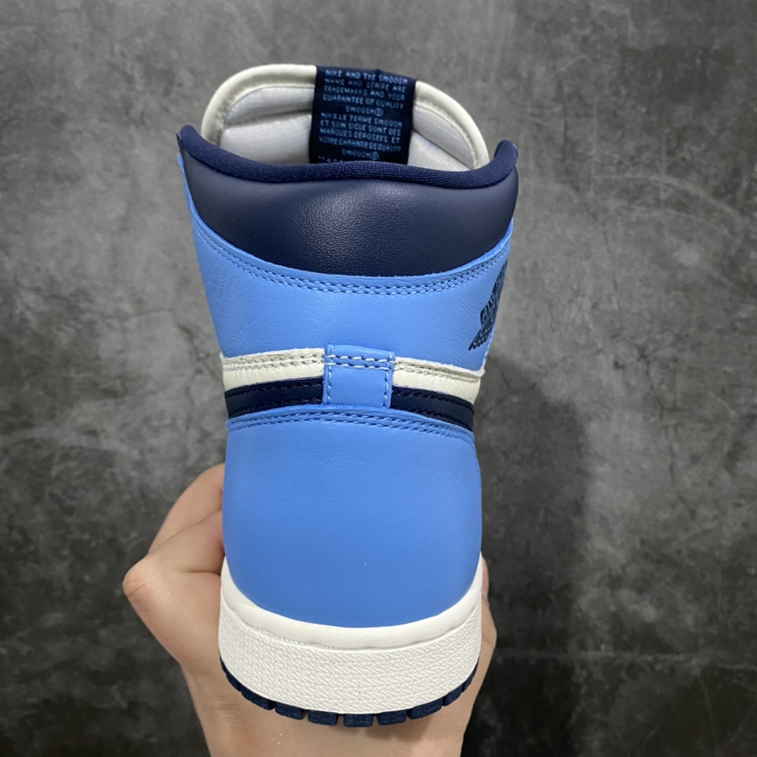 图片[4]-纯原版本Air Jordan 1 Retro “Obsidian” 高帮 黑曜石 深蓝脚趾 555088-140 原厂皮料 完美鞋型 完美清洁度 各细节均达到顶配品质 尺码：36 36.5 37.5 38 38.5 39 40 40.5 41 42 42.5 43 44 44.5 45 46-选品中心