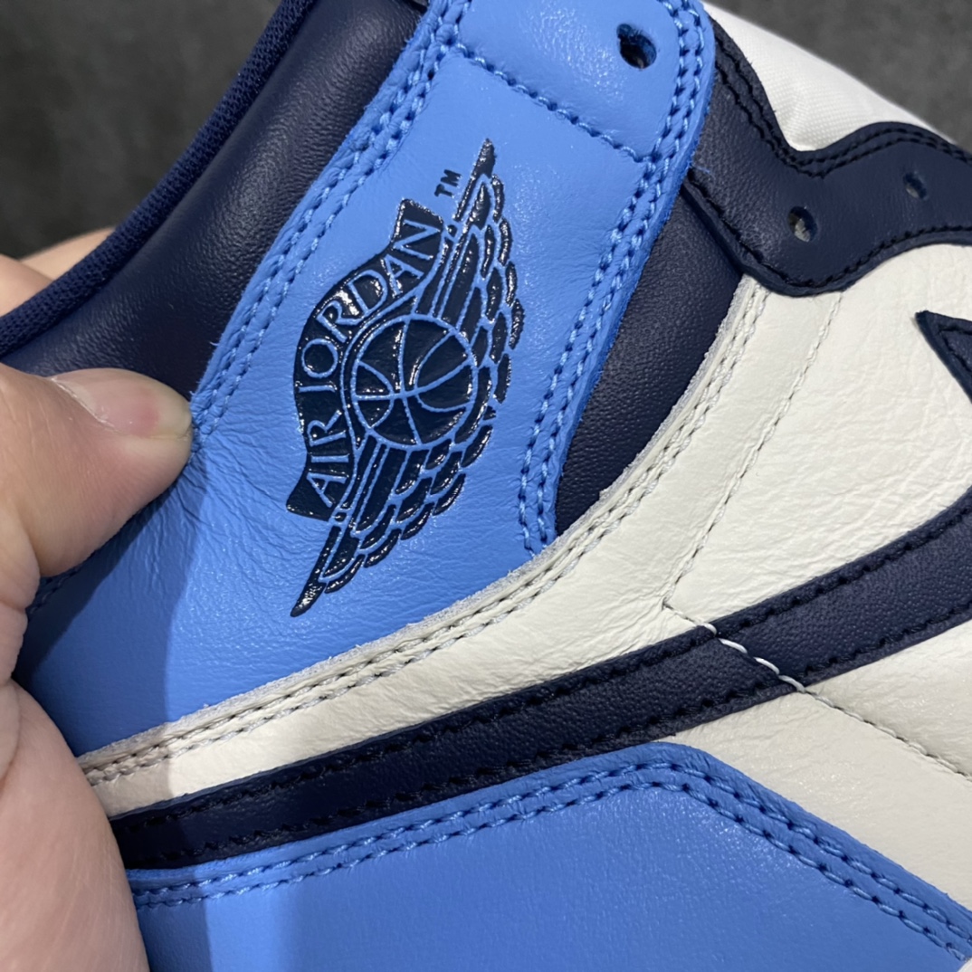 图片[8]-纯原版本Air Jordan 1 Retro “Obsidian” 高帮 黑曜石 深蓝脚趾 555088-140 原厂皮料 完美鞋型 完美清洁度 各细节均达到顶配品质 尺码：36 36.5 37.5 38 38.5 39 40 40.5 41 42 42.5 43 44 44.5 45 46-选品中心