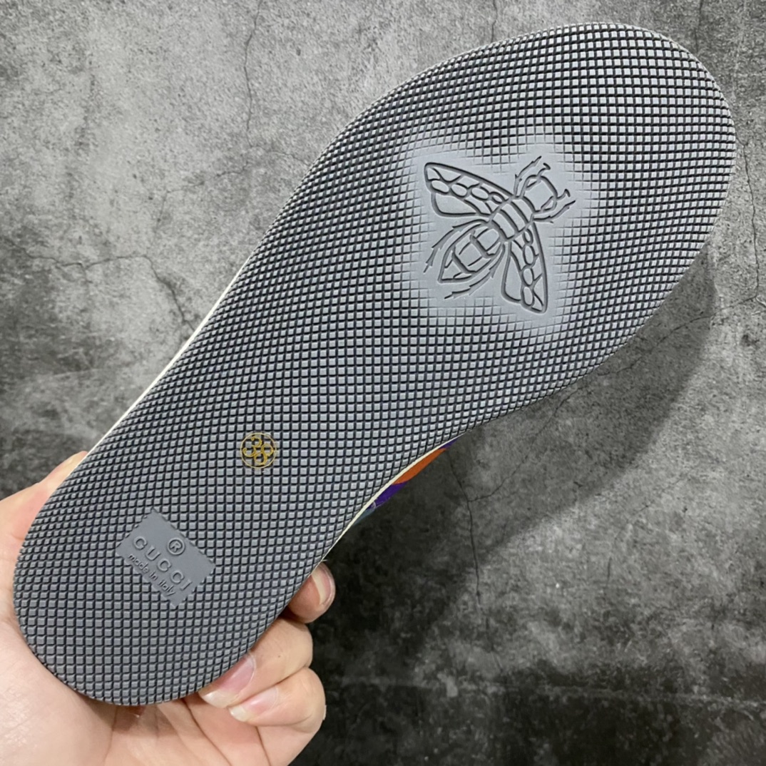 图片[7]-顶级代购版 Gucci做旧小脏鞋 ZP开发 原版开模 金属双G水晶圆柱形标 Gucci原版纹织带 真正水洗布标 鞋面擦色牛皮拼接经典双G布面料，皮面切口全油边封口工艺，原版毛巾布里细腻柔软更舒适透气，垫脚乳胶注塑一体，私模钢印，双色原版TPU大底(下层宽，上层窄) 配进口原版四边封干燥剂、原版18股鞋带，绿色盒子，与专柜配套包装一致 尺码：女34-40 男38-45-选品中心