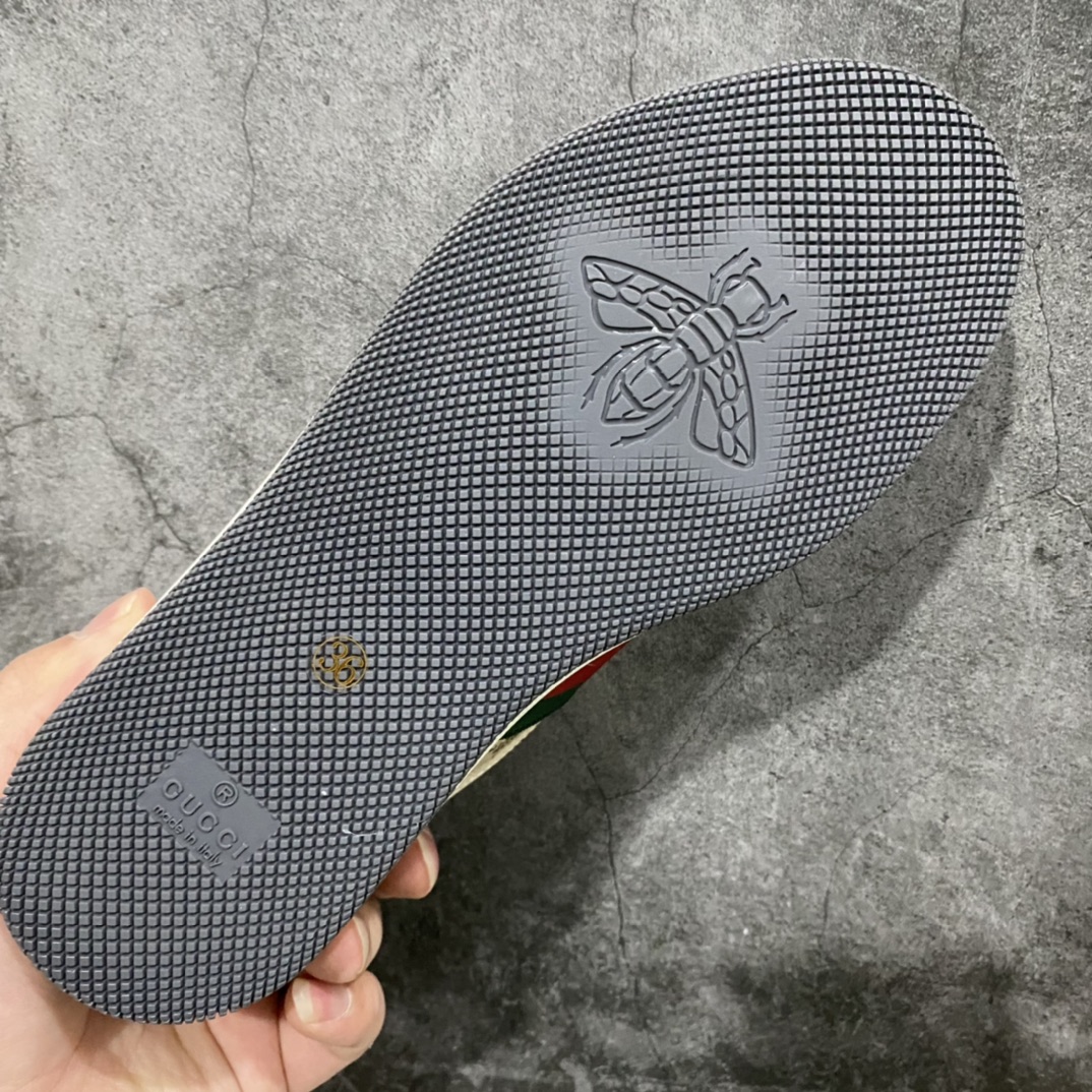 图片[9]-顶级代购版 Gucci做旧小脏鞋 ZP开发 原版开模 金属双G水晶圆柱形标 Gucci原版纹织带 真正水洗布标 鞋面擦色牛皮拼接经典双G布面料，皮面切口全油边封口工艺，原版毛巾布里细腻柔软更舒适透气，垫脚乳胶注塑一体，私模钢印，双色原版TPU大底(下层宽，上层窄) 配进口原版四边封干燥剂、原版18股鞋带，绿色盒子，与专柜配套包装一致 尺码：女34-40 男38-45-选品中心