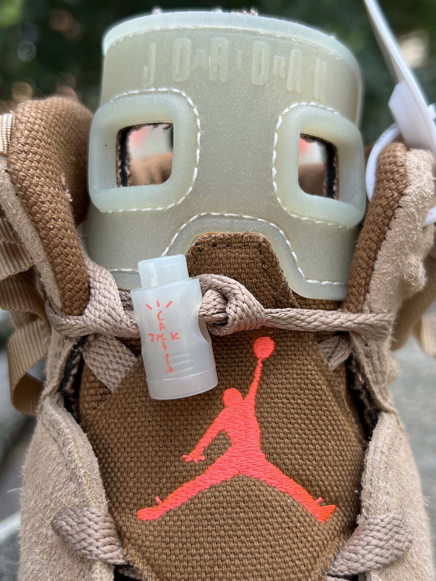 350 纯原Travis Scott Air Jordan 6 British Khaki 夜光反光篮球鞋 DH0690-200