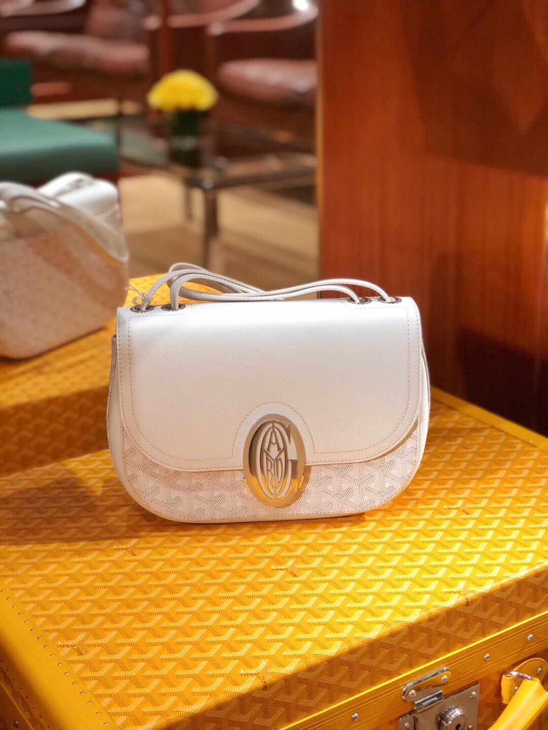 Goyard 经典代表作之一233包以焕然一新的面貌重回大众视野。
Size：25cm*17cm*8cm
搜020213