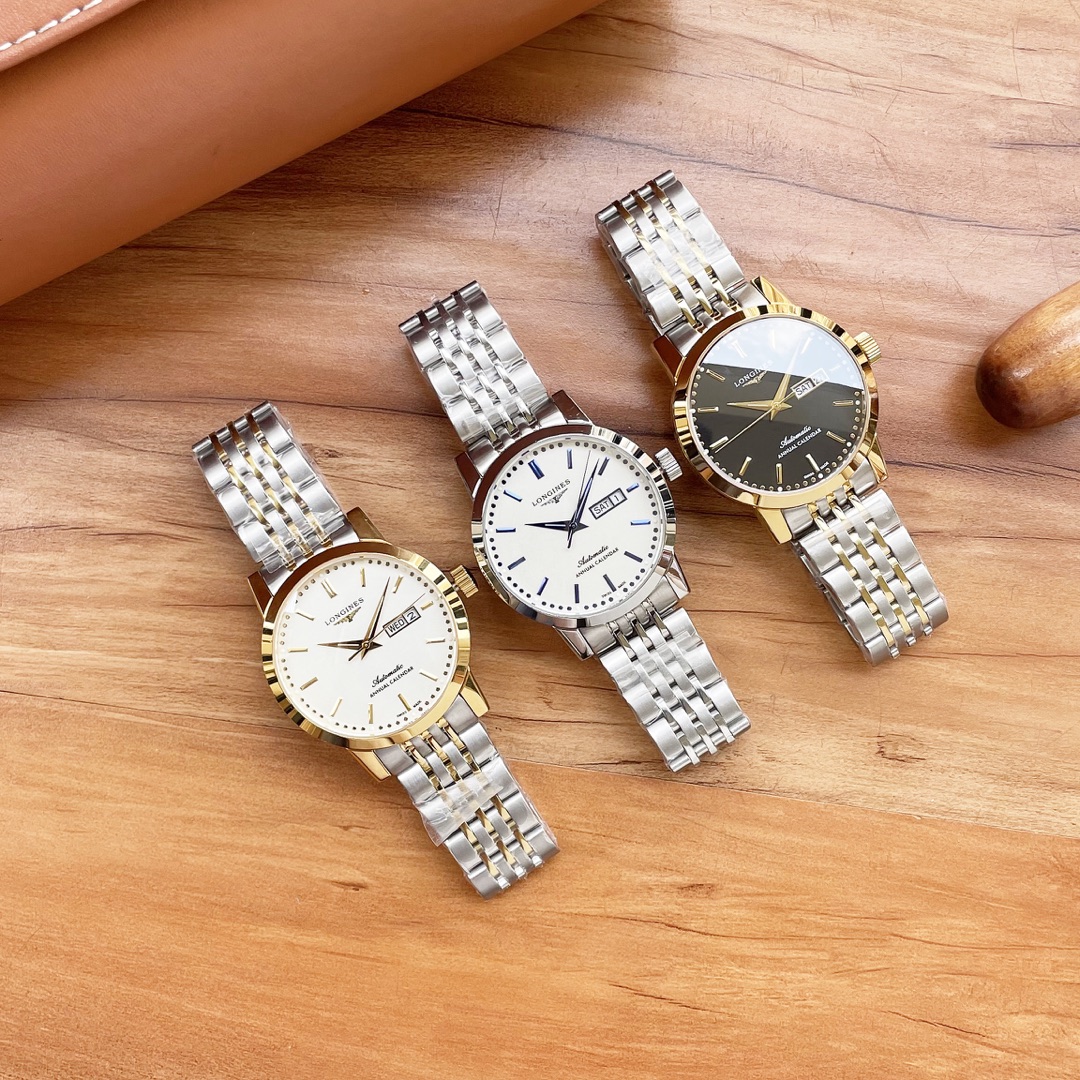 20 白，金，钢带加20 浪琴  Longines -制表传统系列/1832系列 机芯搭载全新原装西铁城8215全自动机械机芯修正L899陀片，走时精准，零维修 表壳顶级316L精钢表壳，双卜蓝宝石玻璃镜面通透抗磨，内侧带多层防反光涂层，防水30米 字面棒状时标，哑光表盘加上Swiss super-LumiNova夜光材料整点小圆丁和表针附带夜光功能, 完美复刻! 表带316L精钢表链或意大利小牛皮表带可换装折叠表扣 尺寸1:1尺寸40毫米 专注原装新机