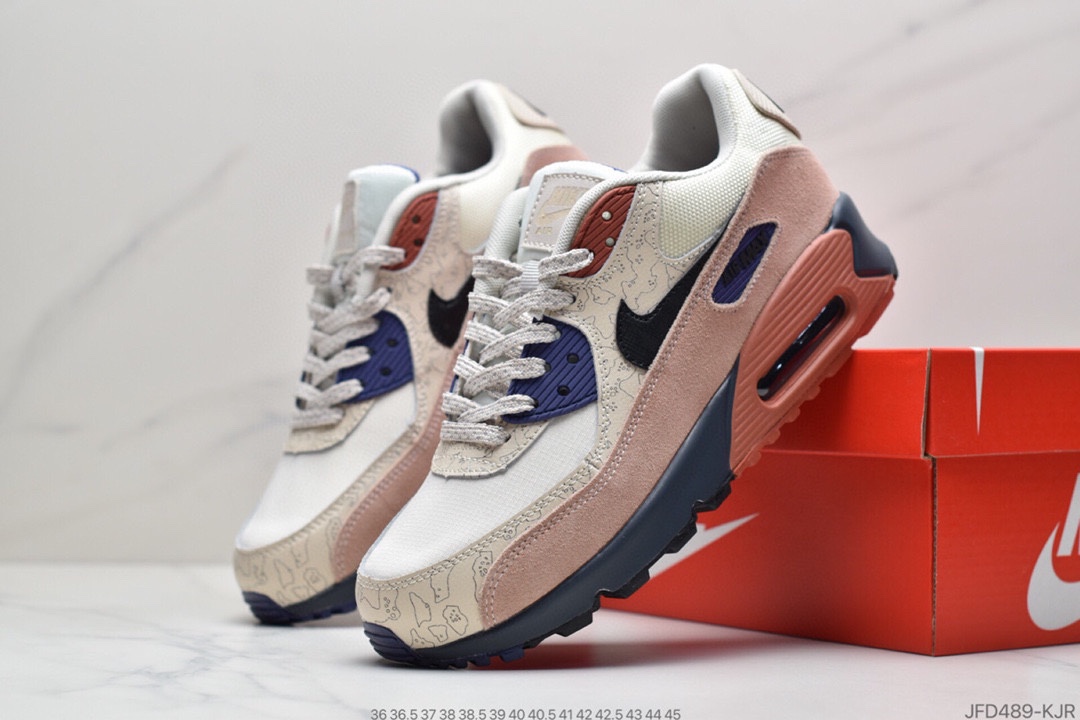170 Nike耐克 Air Max 90 Camowabb 落基山脉主题的全新配色男女休闲跑鞋 CI5646-001