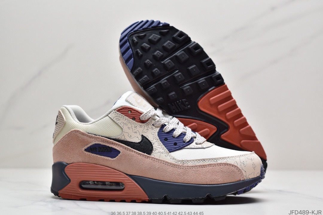 170 Nike耐克 Air Max 90 Camowabb 落基山脉主题的全新配色男女休闲跑鞋 CI5646-001