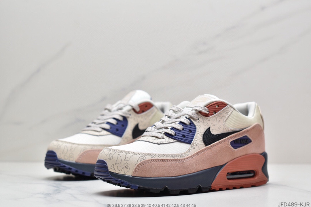 170 Nike耐克 Air Max 90 Camowabb 落基山脉主题的全新配色男女休闲跑鞋 CI5646-001