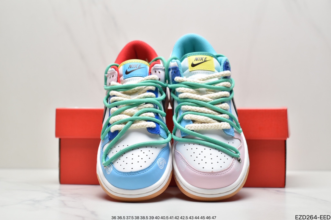 360 耐克Nike SB Dunk Low”Aged Navy”鸳鸯扣篮系列低帮休闲运动滑板板鞋CZ2496