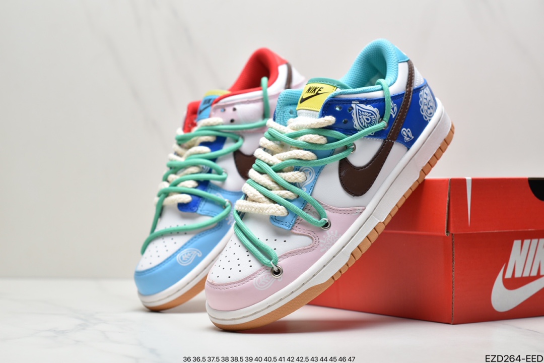 360 耐克Nike SB Dunk Low”Aged Navy”鸳鸯扣篮系列低帮休闲运动滑板板鞋CZ2496
