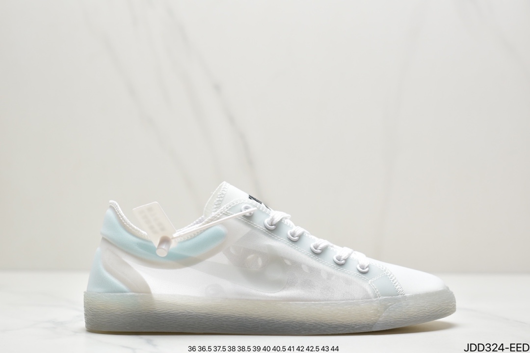120 真标耐克/Nike  BLAZER LOW PRM VNTG 开阔者网纱面运动休闲板鞋 845054-101