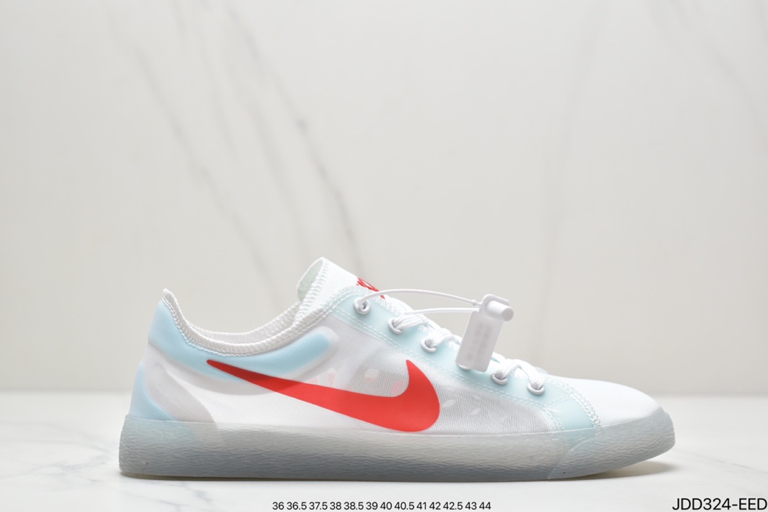 120 真标耐克/Nike  BLAZER LOW PRM VNTG 开阔者网纱面运动休闲板鞋 845054-101