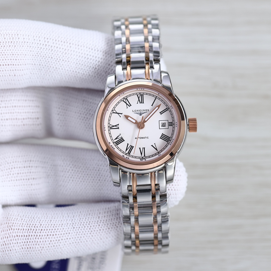 新版:LONGINES/浪琴-索伊米亚系列 L4、263.3一7、机械女表