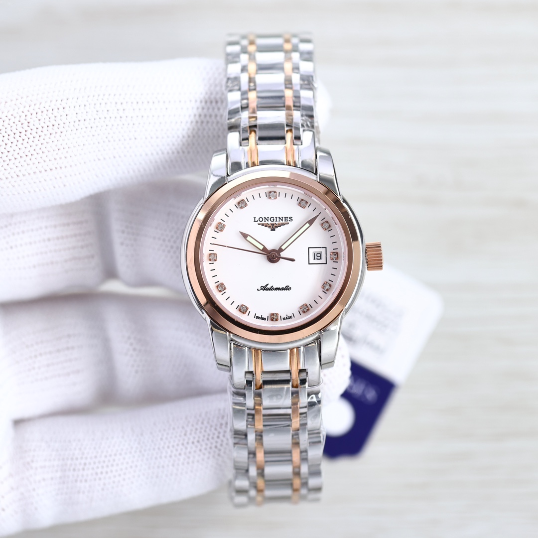 新版:LONGINES/浪琴-索伊米亚系列 L4、263.3一7、机械女表