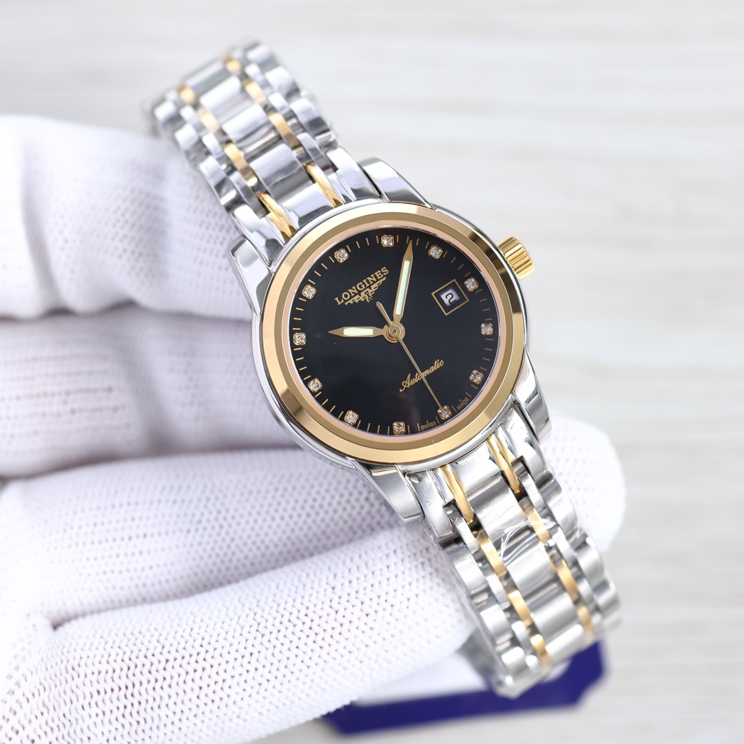 新版:LONGINES/浪琴-索伊米亚系列 L4、263.3一7、机械女表。