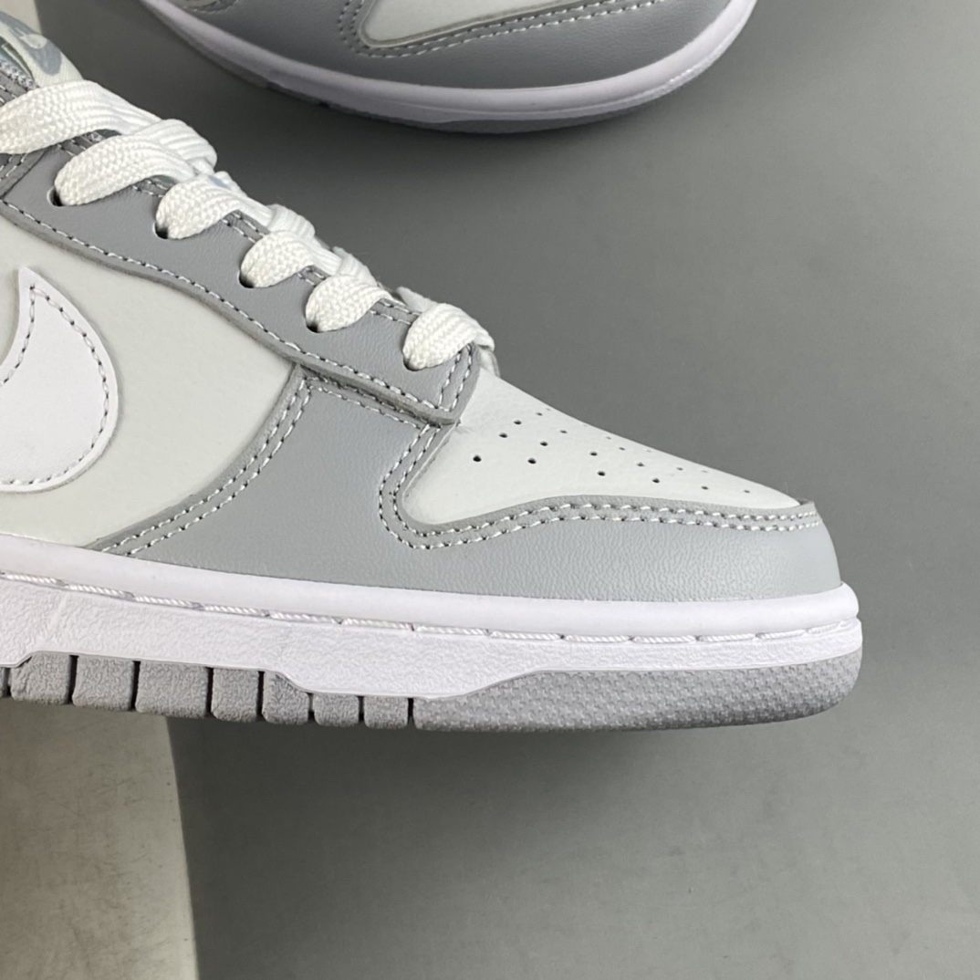 P300 Nk WMNS SB Dunk Low”White/Black”扣篮系列低帮休闲运动滑板板鞋“皮革白灰” DJ6188-001-莆田鞋,莆田鞋货源,高仿鞋,高仿鞋货源,安福档口,莆田高仿鞋,莆田鞋批发,高仿鞋批发,莆田高仿运动鞋,高仿运动鞋,莆田运动鞋 P300 Nk WMNS SB Dunk Low”White/Black”扣篮系列低帮休闲运动滑板板鞋“皮革白灰” DJ6188-001
