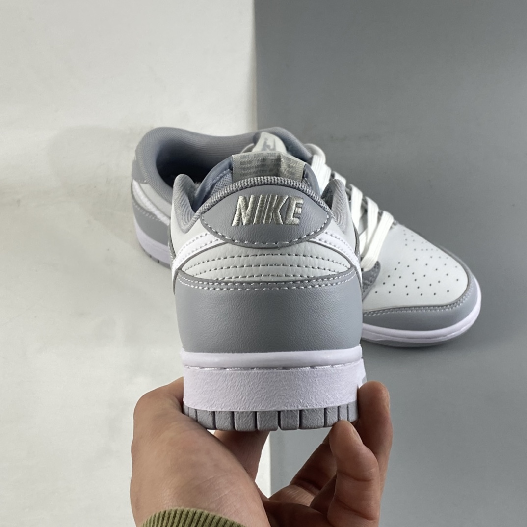 P300 Nk WMNS SB Dunk Low”White/Black”扣篮系列低帮休闲运动滑板板鞋“皮革白灰” DJ6188-001-莆田鞋,莆田鞋货源,高仿鞋,高仿鞋货源,安福档口,莆田高仿鞋,莆田鞋批发,高仿鞋批发,莆田高仿运动鞋,高仿运动鞋,莆田运动鞋 P300 Nk WMNS SB Dunk Low”White/Black”扣篮系列低帮休闲运动滑板板鞋“皮革白灰” DJ6188-001