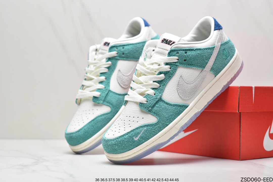 320 耐克NK Dunk Road Sign涡轮绿/蒂夫尼蓝韩国品牌 Kasina 与 Nike 打造的的韩国限定湖水绿配色CZ6510