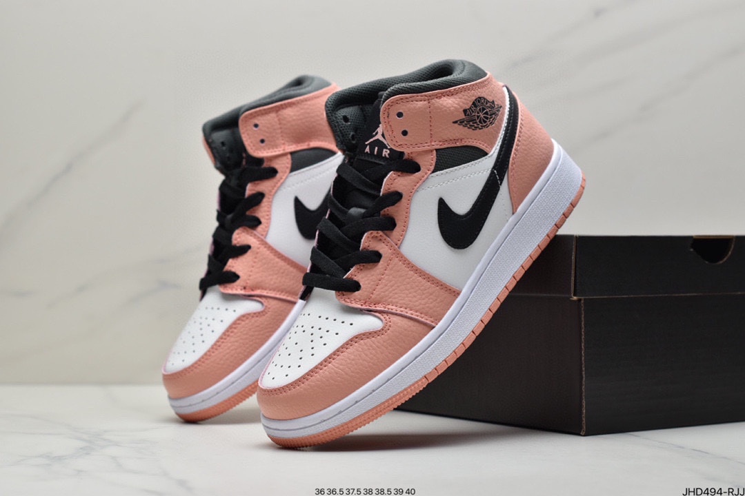 190 Air Jordan 1 Mid ”Obsidian”黑曜石 乔一中邦 554724-174