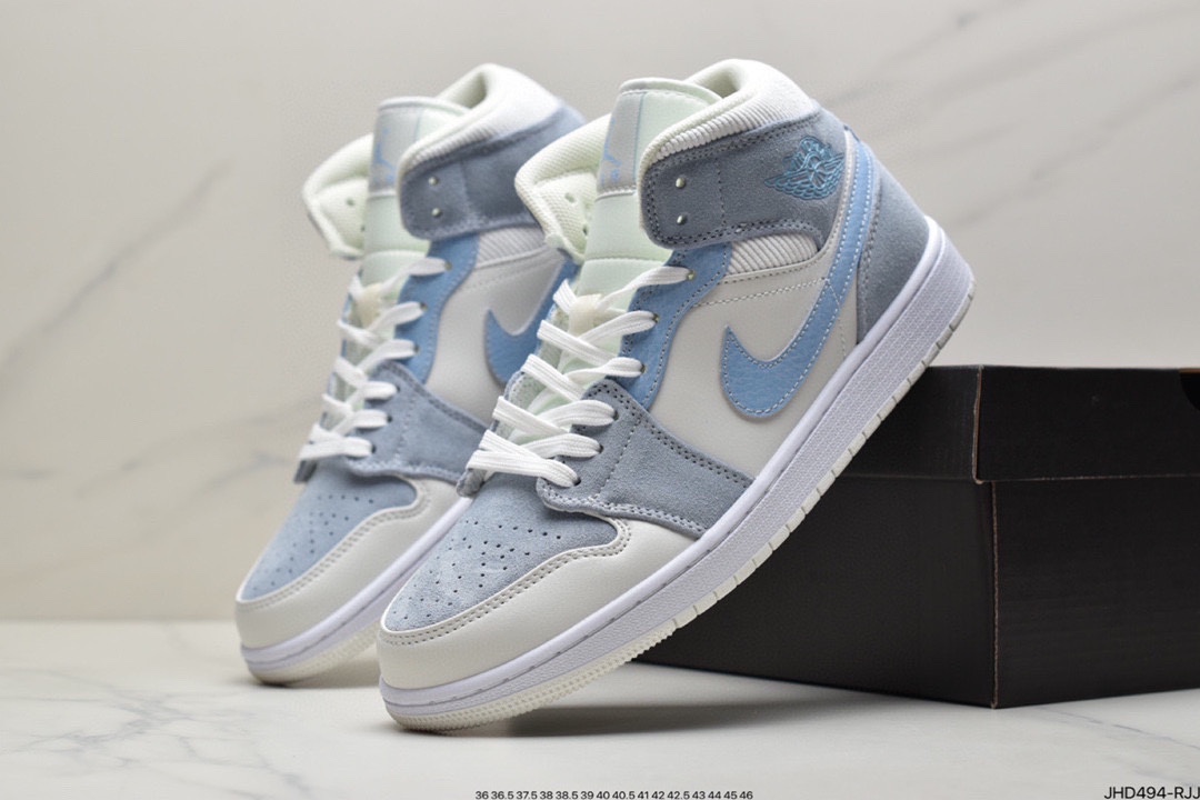 190 Air Jordan 1 Mid ”Obsidian”黑曜石 乔一中邦 554724-174