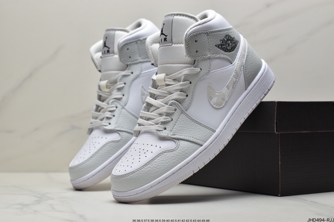 190 Air Jordan 1 Mid ”Obsidian”黑曜石 乔一中邦 554724-174