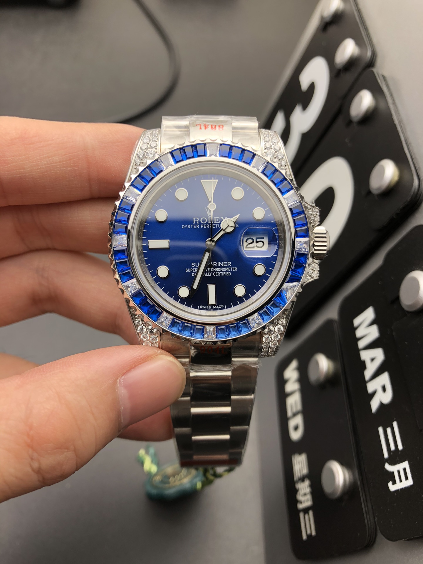 Rolex ROF 钻圈蓝鬼