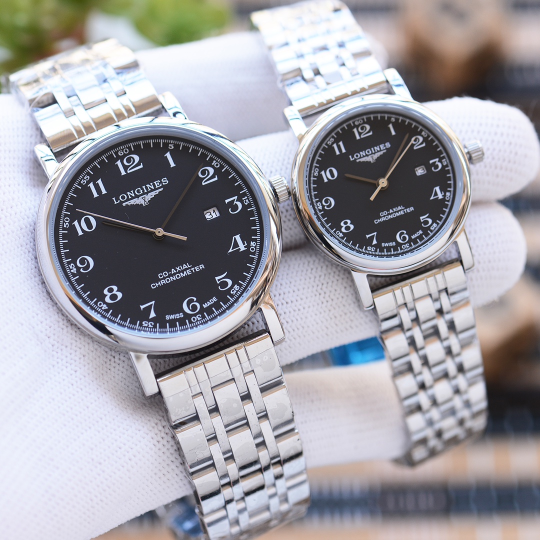 K0   浪琴  Longines 男女对表系列情侣不二之选 采用原装进口石英机芯走时精准蓝宝石防刮镜面，精钢表带 ，直径：男39mm女28mm厚度8mm简约休闲外观，让你感受心动的感觉，它不仅仅是一枚腕表它是你和他她之间的感情寄托见它如见她他DFS精品”},”watermark”:”