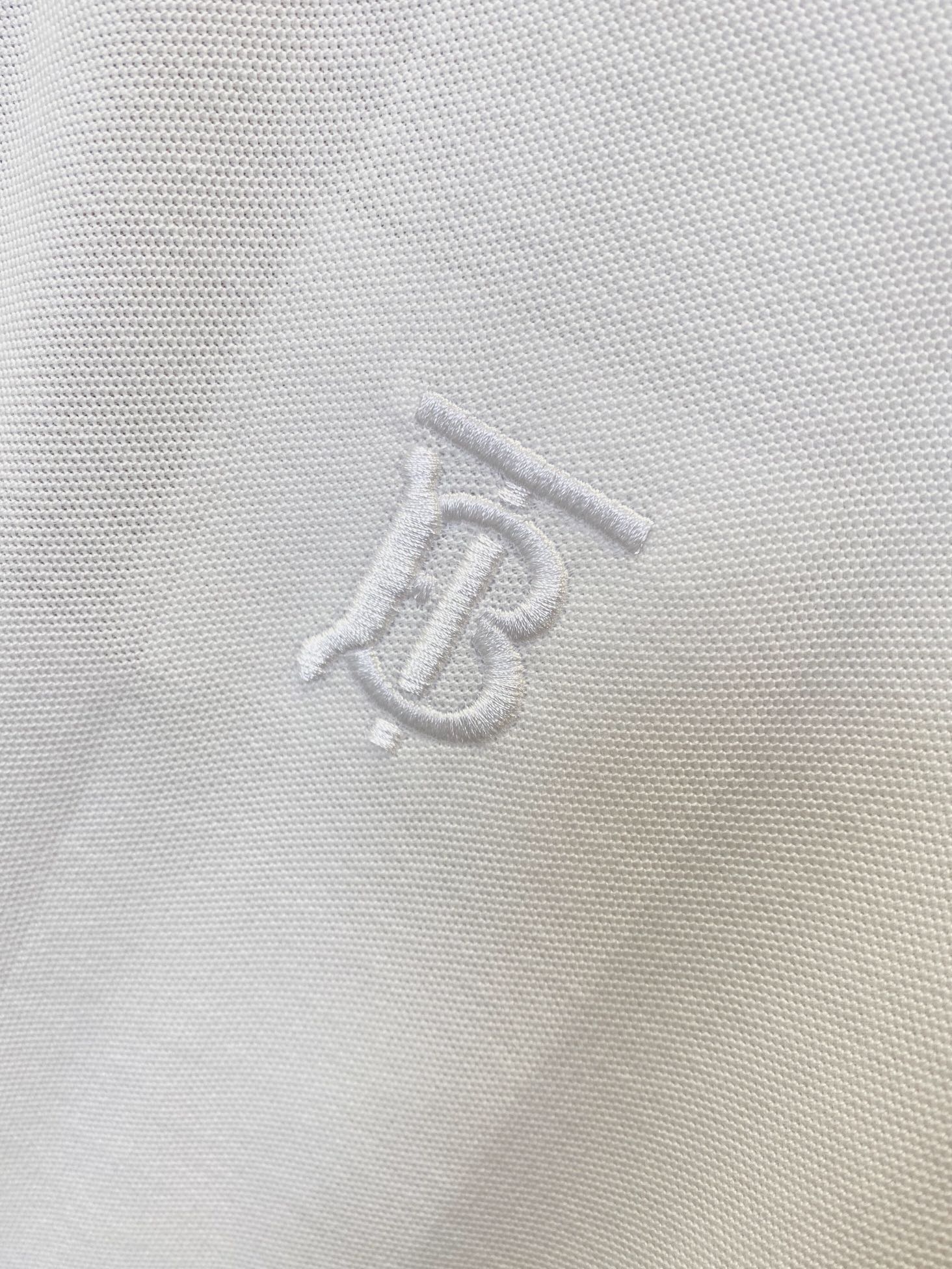Burberry BBR 巴宝莉 Tb刺绣格纹装饰商务休闲短袖polo衫