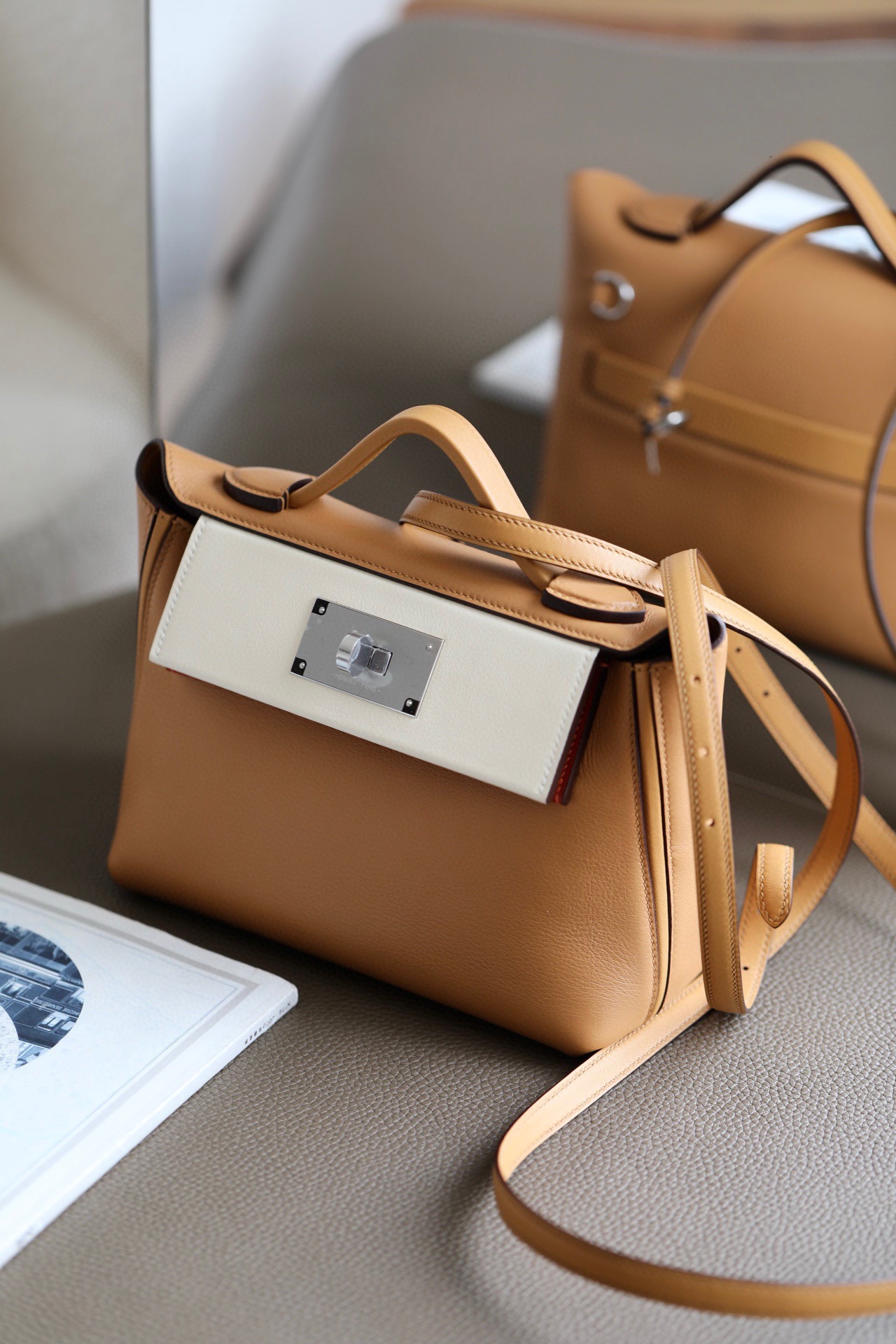 Hermes Kelly Torby Torebki Skóra cielęca krowia Casual KL210288