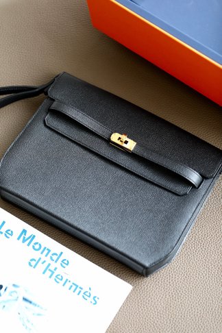 From China Hermes Kelly Handbags Briefcase Crossbody & Shoulder Bags 7 Star Quality Designer Replica Men Calfskin Cowhide Epsom Casual