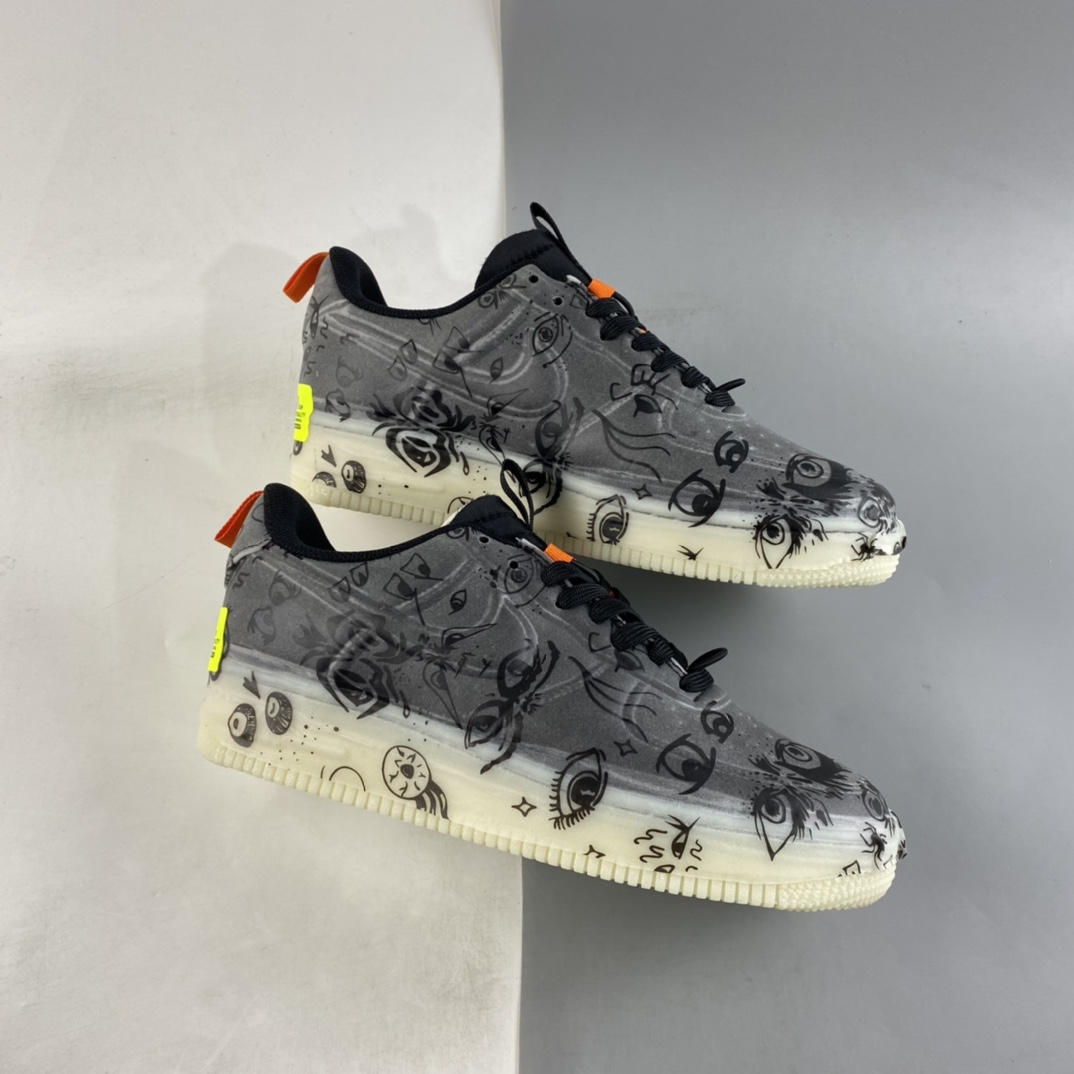 P290  Nk Air Force 1 Experimental ”Halloween” 黑橙 万圣节 夜光 空军一号低帮板鞋 DC8904-001