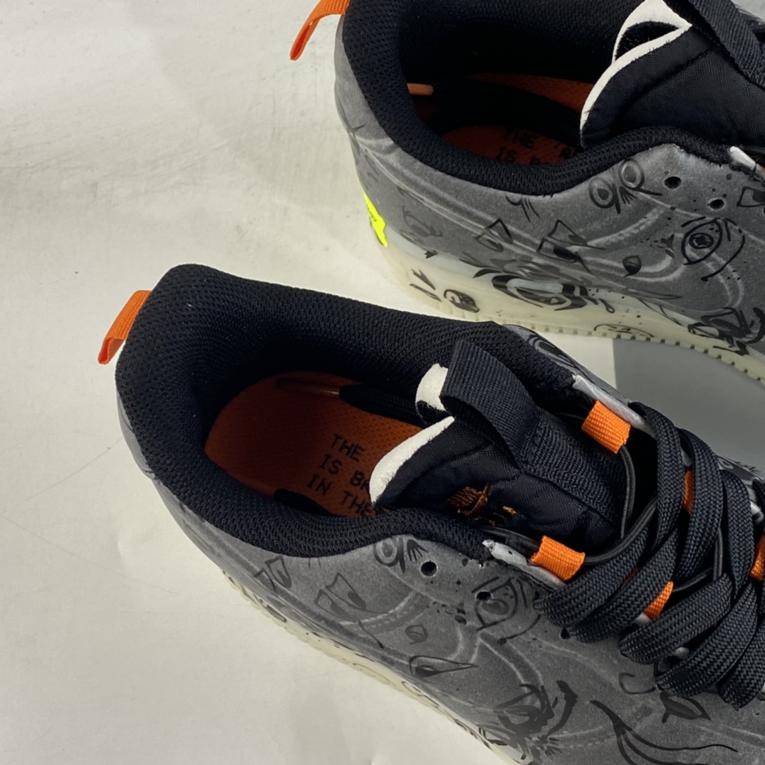 P290  Nk Air Force 1 Experimental ”Halloween” 黑橙 万圣节 夜光 空军一号低帮板鞋 DC8904-001