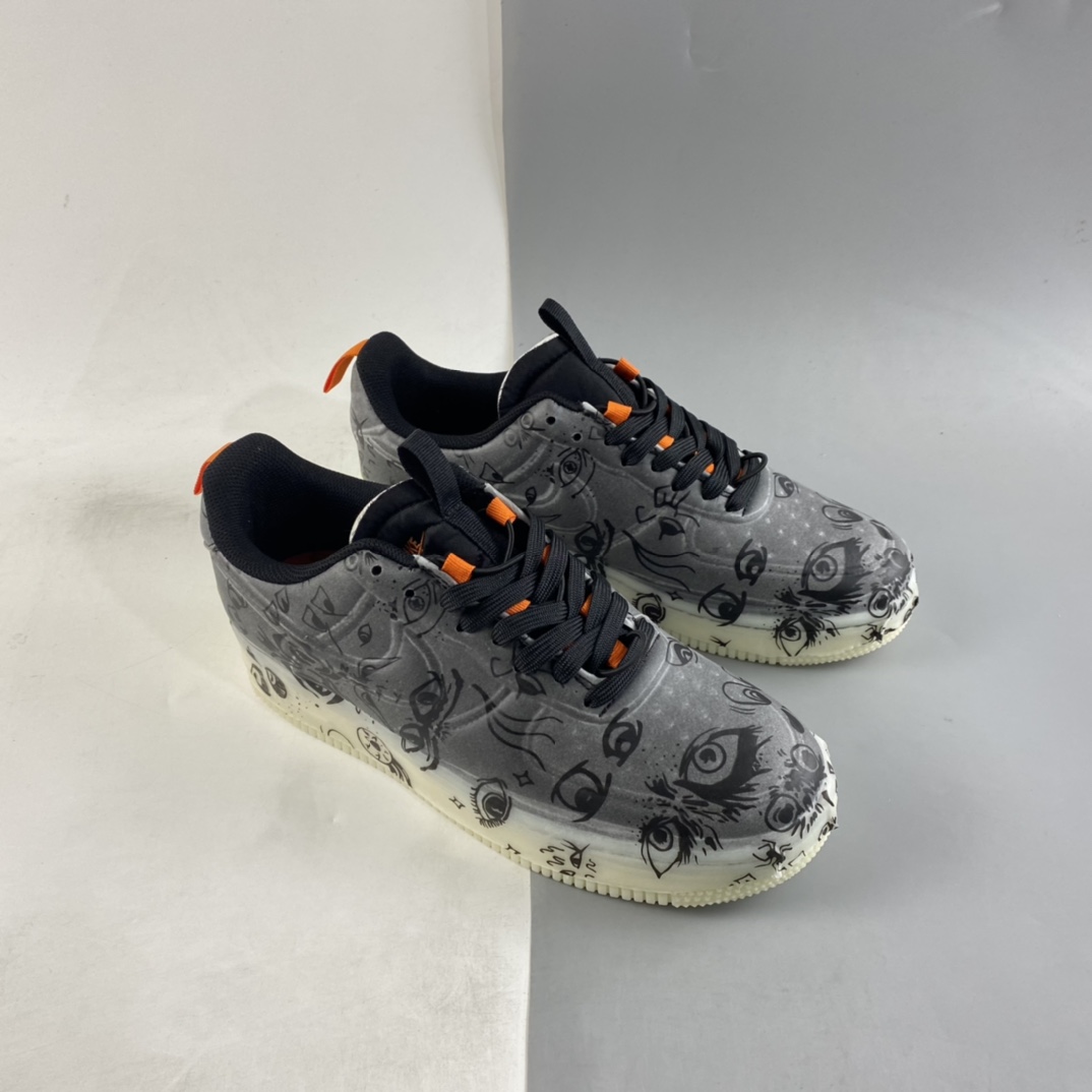 P290  Nk Air Force 1 Experimental ”Halloween” 黑橙 万圣节 夜光 空军一号低帮板鞋 DC8904-001