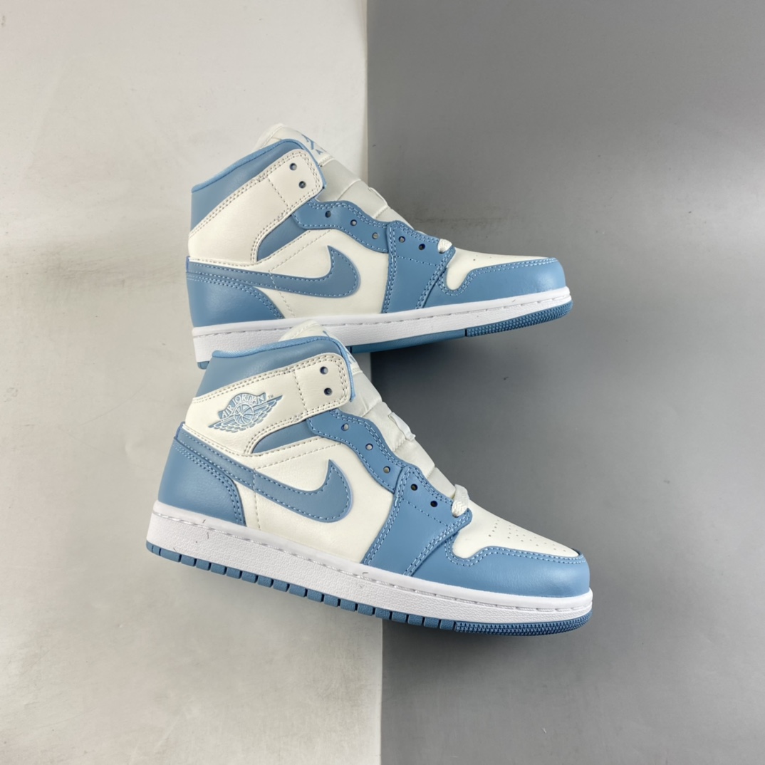 P260  Air Jordan 1 Mid AJ1 乔1 中帮百搭休闲运动板鞋 BQ6472-141