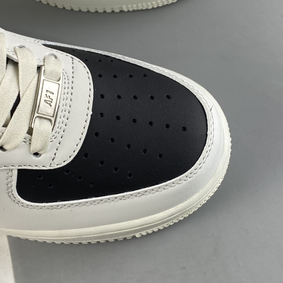P220  Nk Air Force 1’07 米黑灰拼色 空军一号低帮运动休闲板鞋 RS2696-112