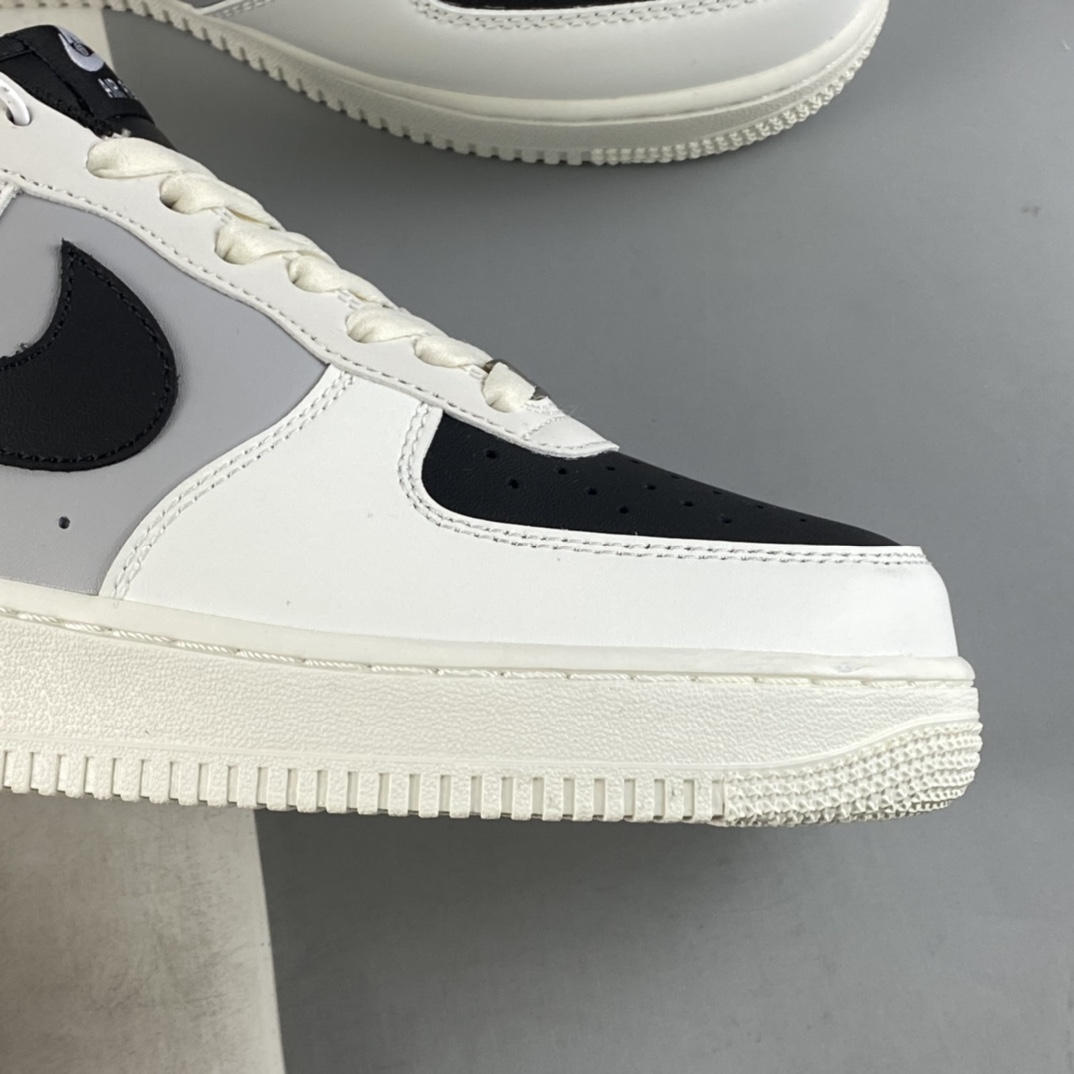 P220  Nk Air Force 1’07 米黑灰拼色 空军一号低帮运动休闲板鞋 RS2696-112