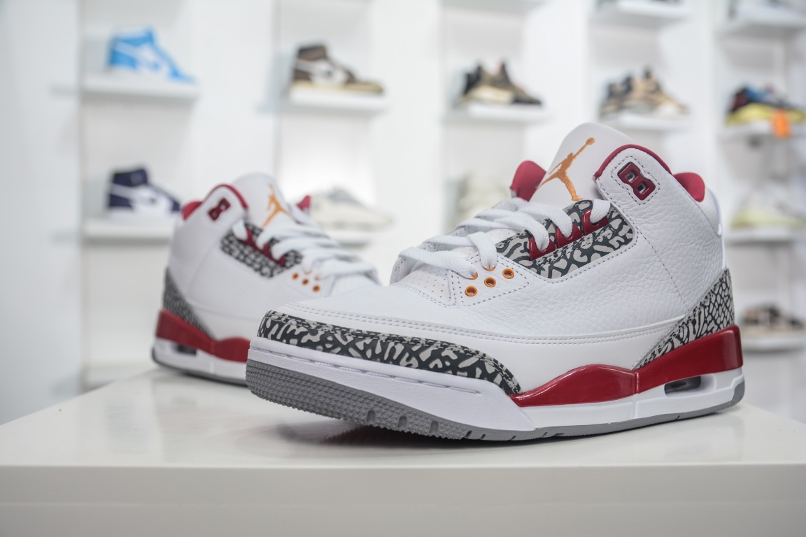 [Exclusive advantage] The new G version of the Air Jordan 3 Retro ”Cardinal Red” Cardinal CT8532-126