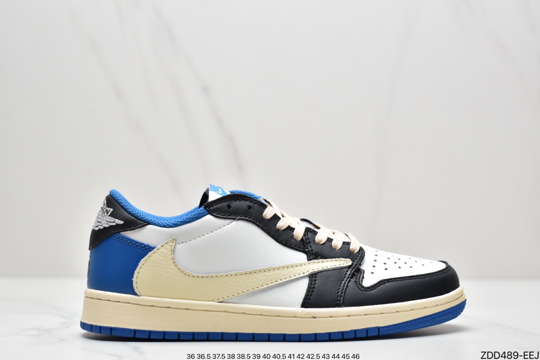 230 Travis Scott x Fragment x Air Jordan 1 Low“Military Blue” 低帮 CD4487-001