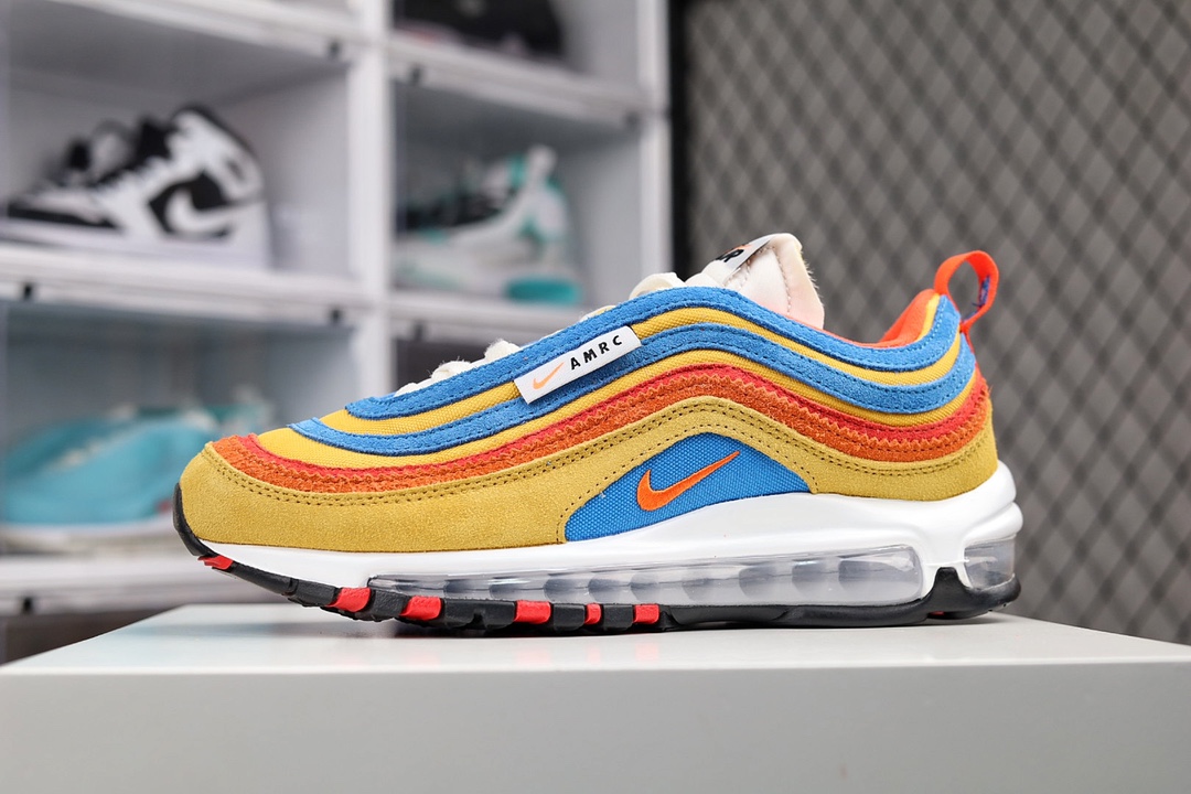 H0 渠道订单NK Air Max 97 全新配色原装批次子弹拆解原鞋开发 打造全市场最强版本子弹 这里只对比原鞋原厂TPU反光材料 市场首家原模原气垫 拒绝套用公底原档案Swoosh电绣 卡色匹配原版官方×663WX