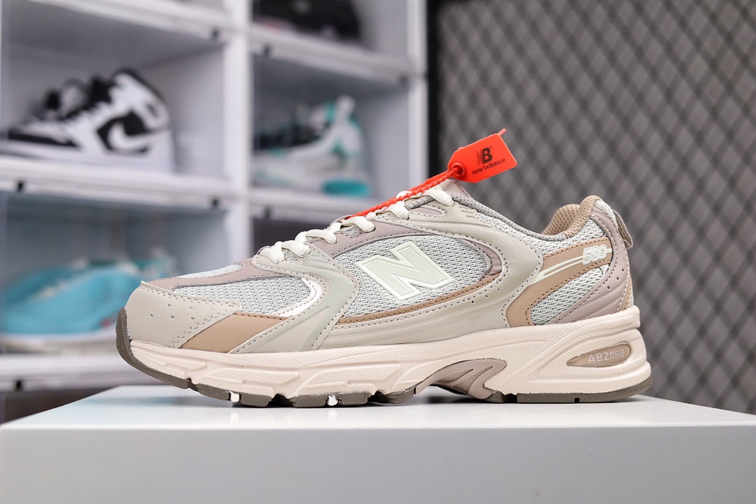 G5 公司级 新百伦/NB New Balance MR530系列复古老爹风网布跑步休闲运动鞋.采用优质纤维革+透气网眼布材质材质独立3层组合大底模正确独立中底嵌入ABZORB缓震材质553YN
