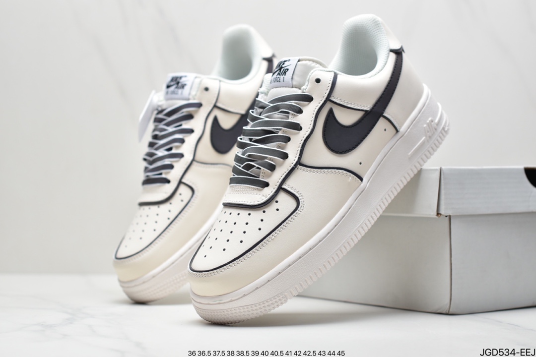 180 耐克Air Force 1 ’07 白红缝线原楦头原纸板 CT2296-100