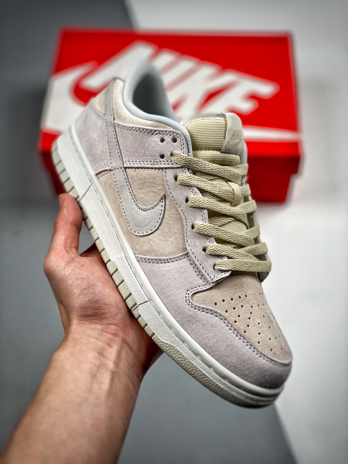 Empujador 3 Nike Dunk Low PRM "Vast Grey" gris lechoso retro, beneficio épico, rechazo a la reducción de materiales y m…