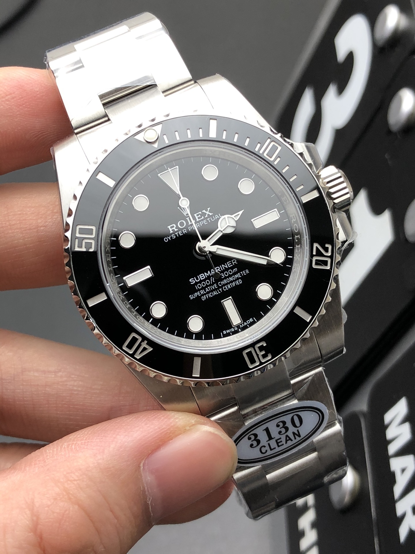 Rolex 3130无历黑鬼